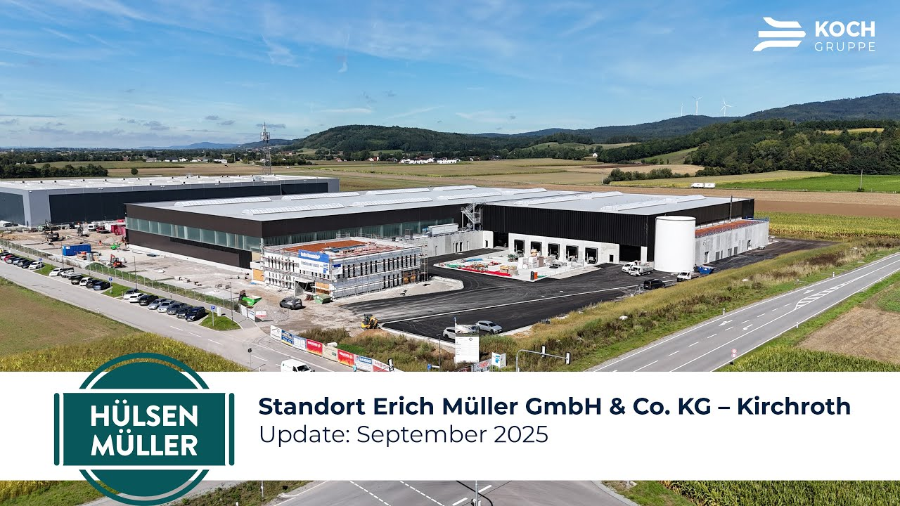 Neues vom Standortbau der Firma Müller in Kirchroth: Das September-Update #logistik #fabrik #bau