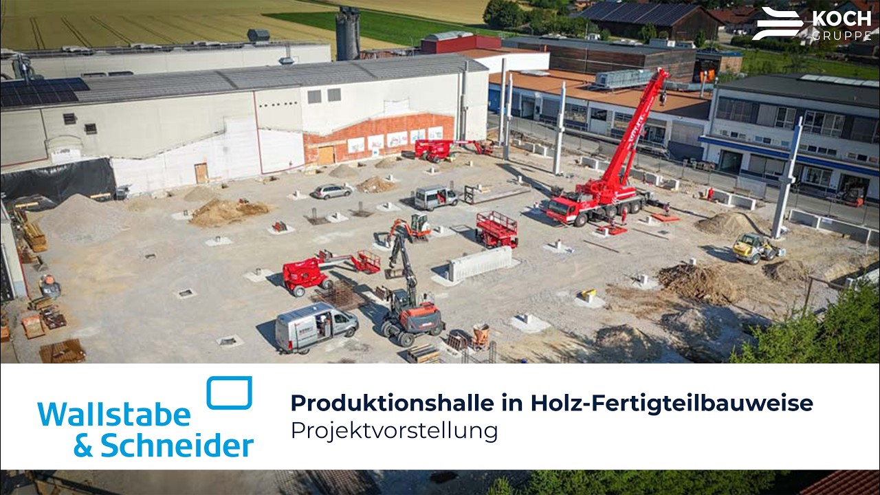 KOCH plant Produktionshalle von Dichtungstechnik Wallstabe & Schneider in Niederwinkling #industrie