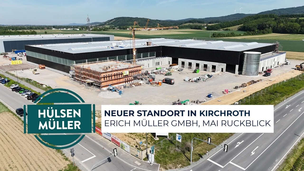 Mai-Rückblick: Neuer Standort Erich Müller GmbH & Co. KG #bau #architektur #logistik