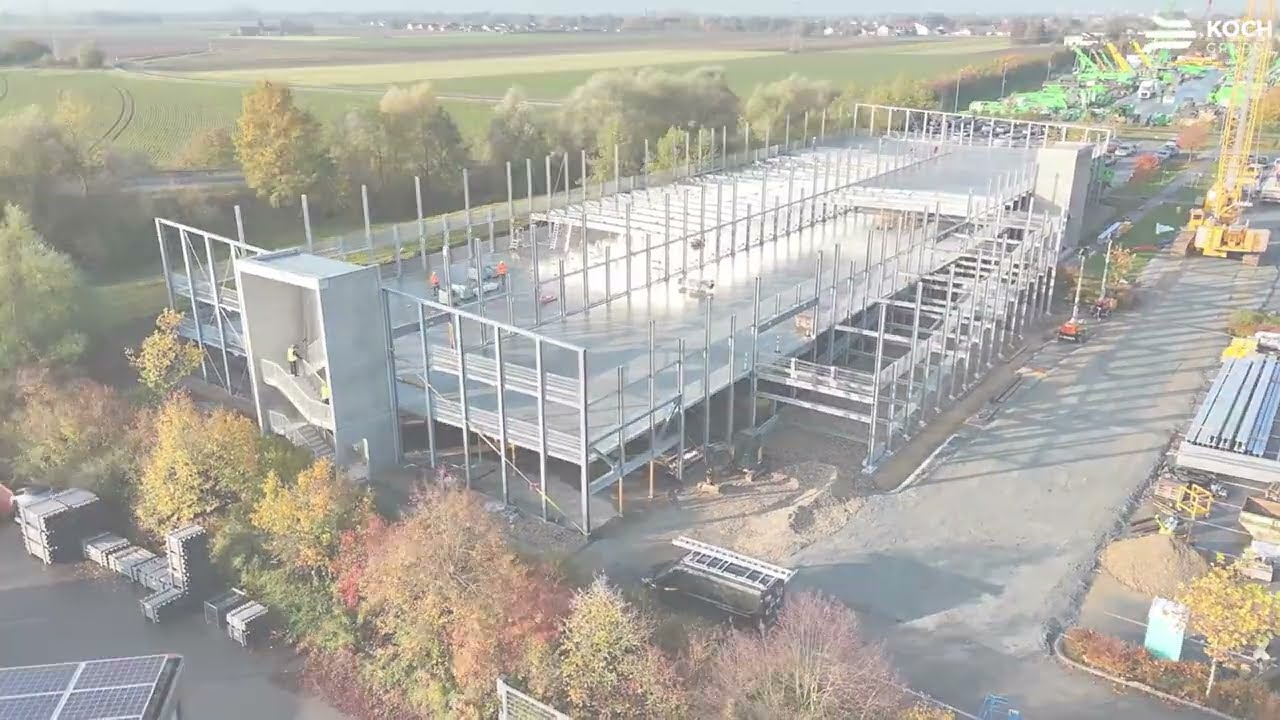 SENNEBOGEN Parkhaus - Baustellen-Update #sennebogen #industriebau #generalplanung