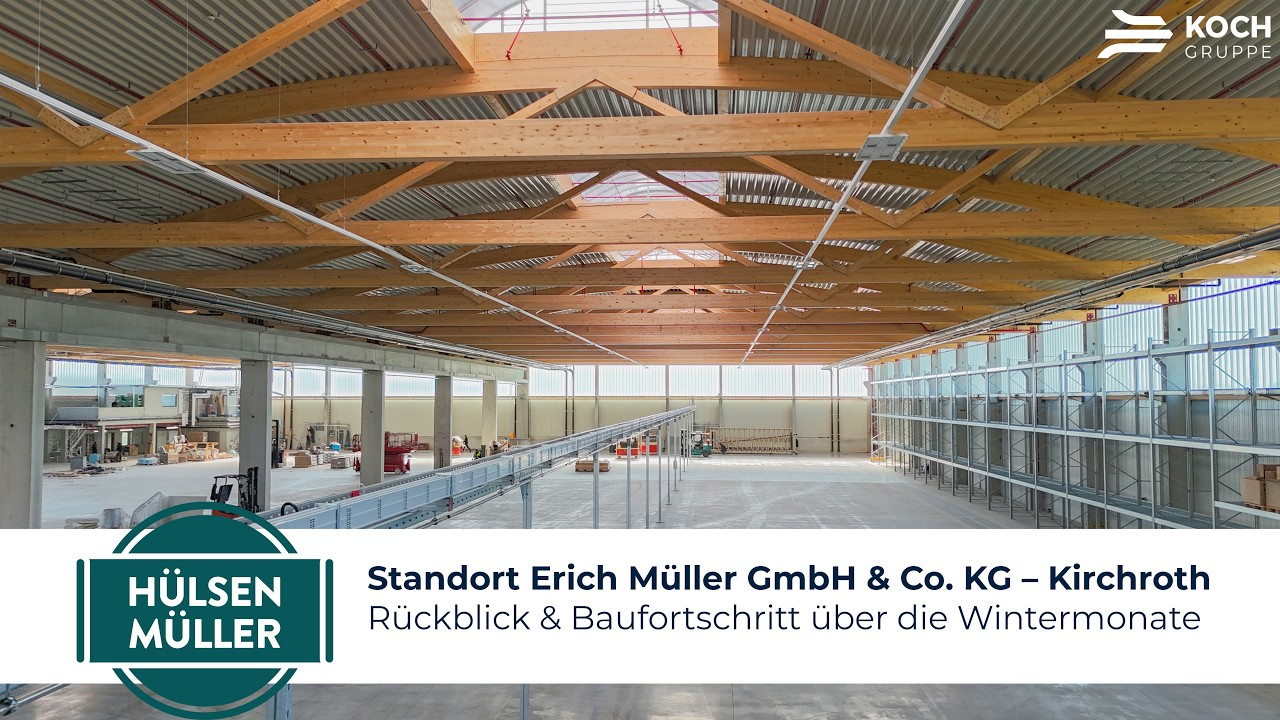 Rückblick Winter, Standort-Projekt Müller in Kirchroth: #produktion #industrie #logistik