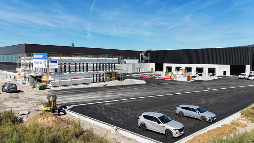 Asphaltierte Verkehrsflächen am Standort Müller in Kirchroth